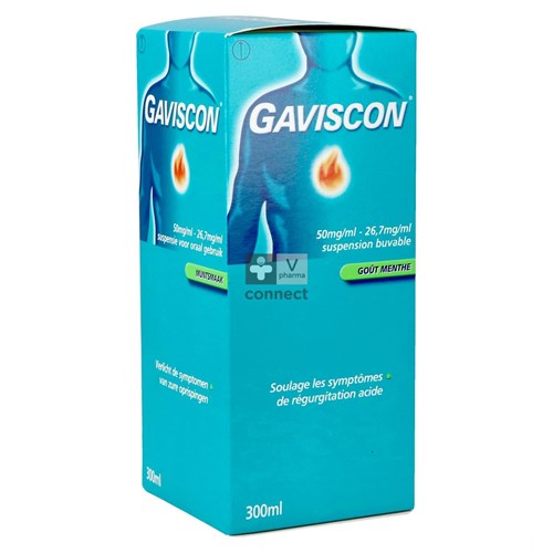 Gaviscon Menthe Suspension Buvable 300 ml