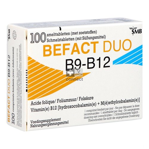 Befact Duo 100 Comprimés A Croquer