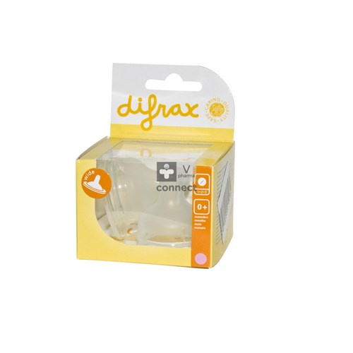Difrax Tetine Soft 1-2-3 Large 2 Pièces