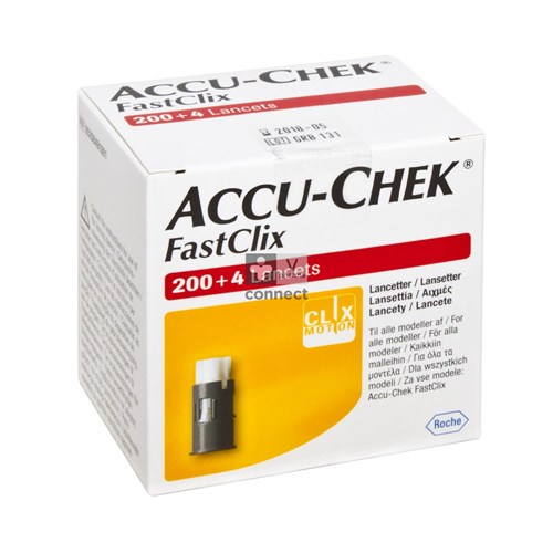 Accu - Chek Fastclix 204 Lancettes