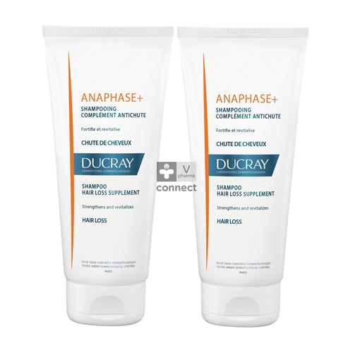 Ducray Anaphase+ Shampooing 2 x 200 ml Prix Promo