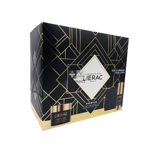 Lierac Coffret Premium Crème Voluptueuse + Crème Yeux + Pochette