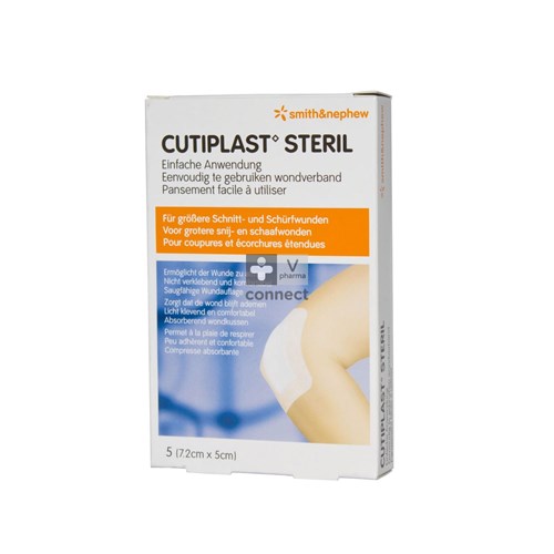 Cutiplast Sterile  7.2 X 5 cm 5 Pïeces R76825