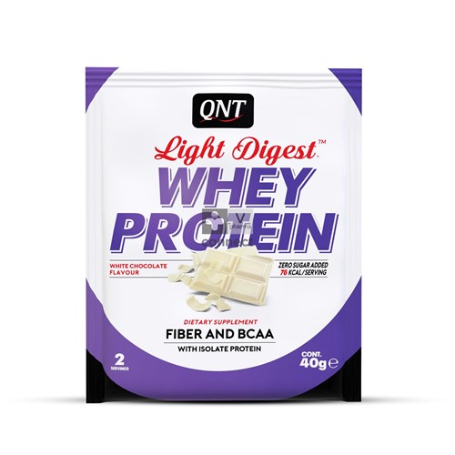Qnt Light Digest Whey Protein Chocolat Blanc 40 g