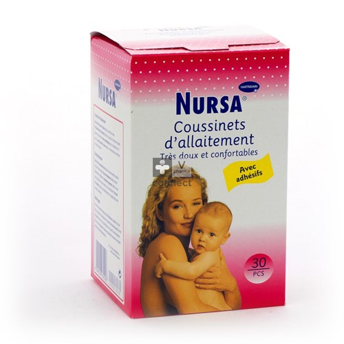 Nursa Compresses Allaitement Non Steriles 30 Pieces