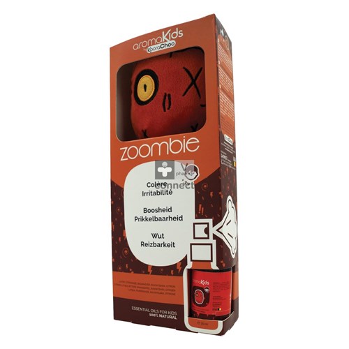Aromakids Kit Zoombie Colère - Irritabilité Spray 30 ml + Peluche