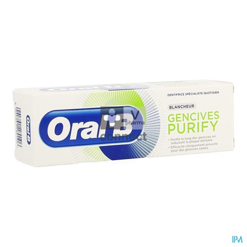 Oral B Dentifrice Purify Nettoyage Intense 75 ml