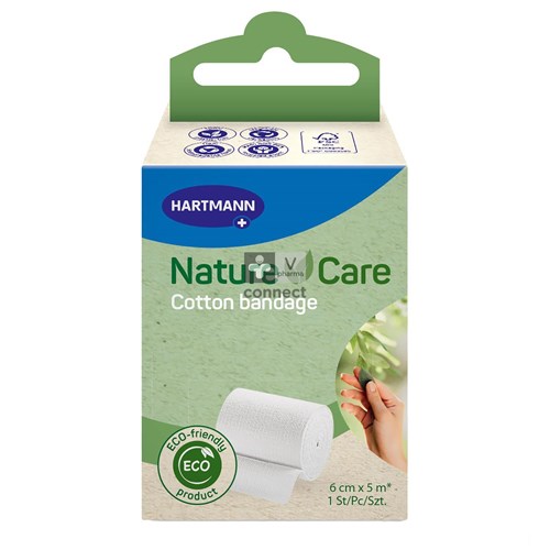 Nature Care Bandage Coton 6 cmX 5 m Rouleau