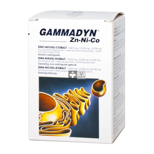 Gammadyn Zn Ni Co Ampoules 30 X 2 ml