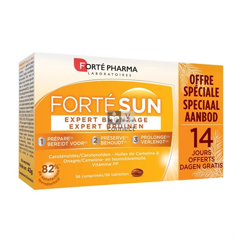 Forte Pharma Bronzage Expert Duopack 2 x 28 Comprimés Prix Promo