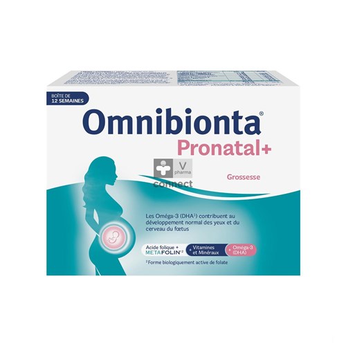 Omnibionta Pronatal+  84 Comprimés + 84 Capsules