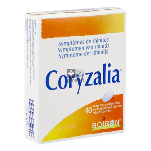 Coryzalia 40 Comprimés Boiron