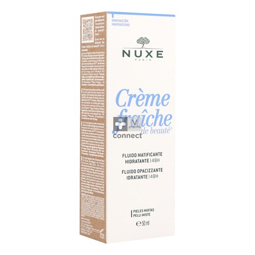Nuxe Crème Fraiche Fluide Matifiant Pnm 50 ml