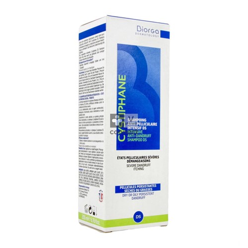 Cystiphane Biorga Shampooing  Anti Pelliculaire Intensif DS 200 ml
