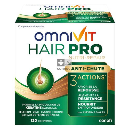 Omnivit Hair Pro Nutri Repair 120 Capsules