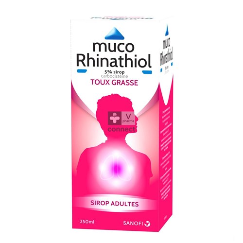 Muco Rhinathiol 5 % Sirop Adultes 250 ml