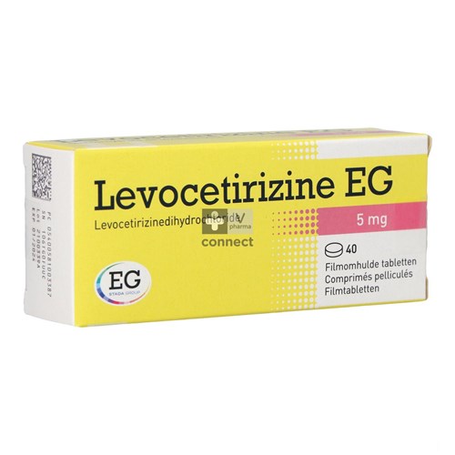 Levocetirizine EG 5 Mg Filmomh Tabl 40