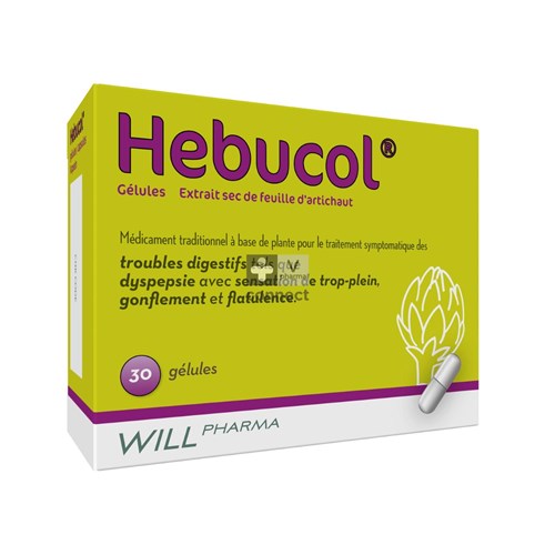 Hebucol 400 mg 30 Capsules