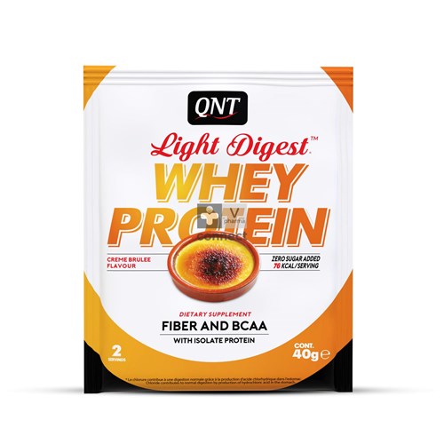 Qnt Light Digest Whey Protein Crème Brulée 40 g