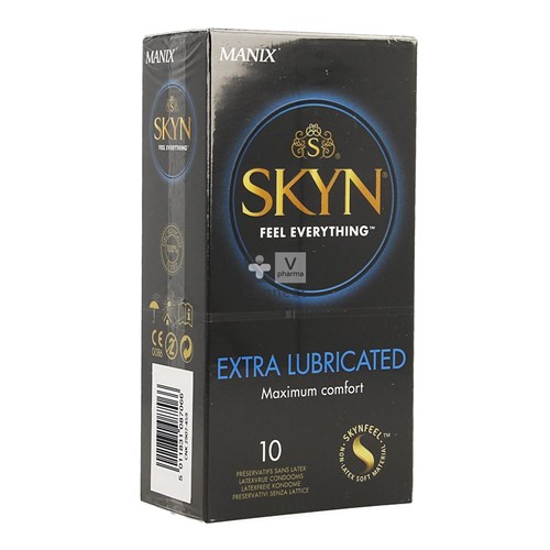 Manix Skyn Extra Lubricated Preservatifs 10 Pièces