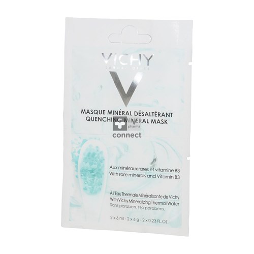 Vichy Pureté Thermale Verfrissend mineraal masker 2 x 6 ml
