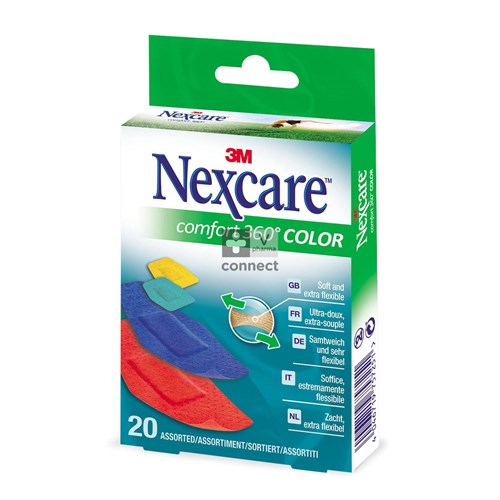 Nexcare Comfort 360 Pansements 20 Color