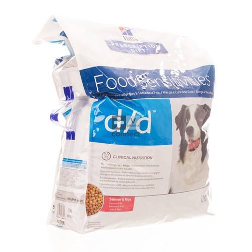 Hills Prescription Diet D/D Canine 12 Kg Saumon & Riz