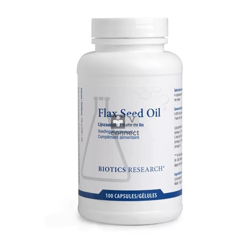 Biotics Flax Seed Oil 100 Gélules