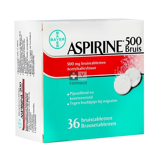 Aspirine 500 mg 36 bruistabletten