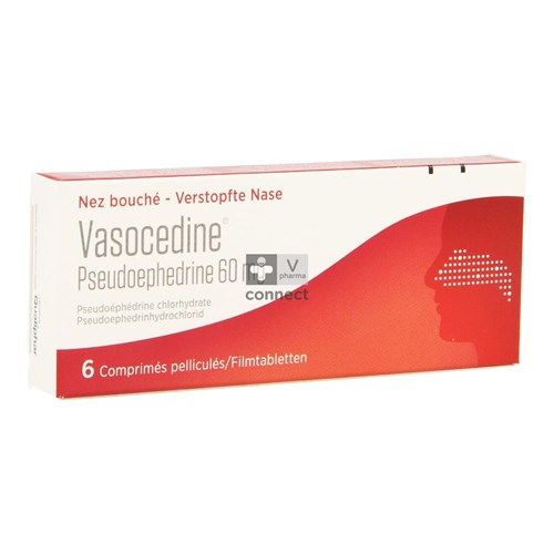 Vasocedine 6 Comprimes Pellicules