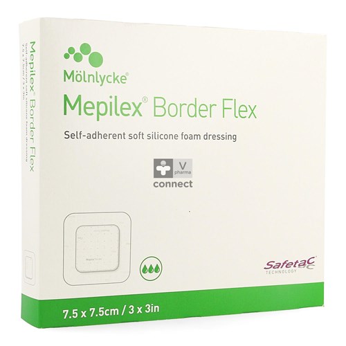 Mepilex Border Flex Verb 7,5x7,5cm 5 595250