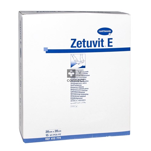 Zetuvit E Compresses Steriles 20 x 20 15 Pièces