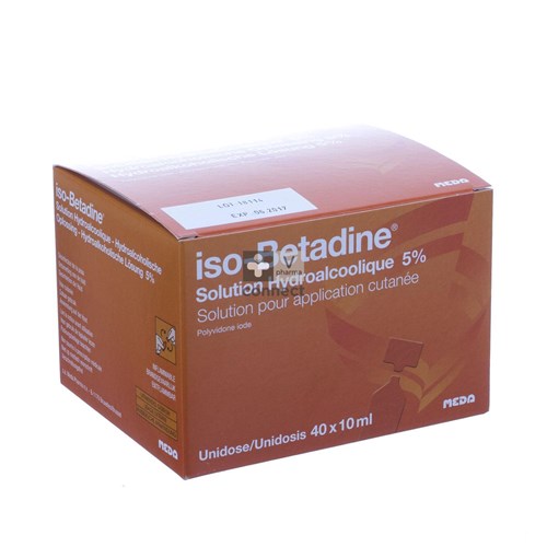 Iso-Betadine Dermique 5% Unidoses 40 X 10 ml