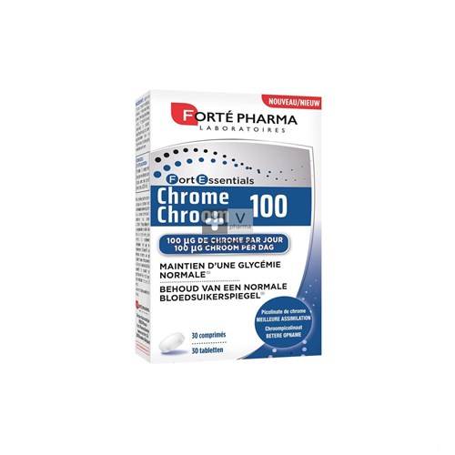 Forte Pharma Chrome 100  30 Comprimés
