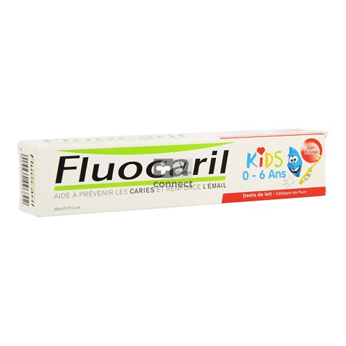 Fluocaril Kids 0-6 Ans Dentifrice Gout Fraise 50 ml