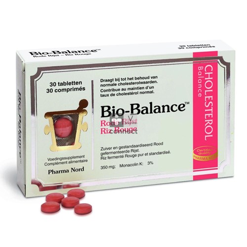 Bio Balance Riz Rouge 30 Comprimés Pharma Nord
