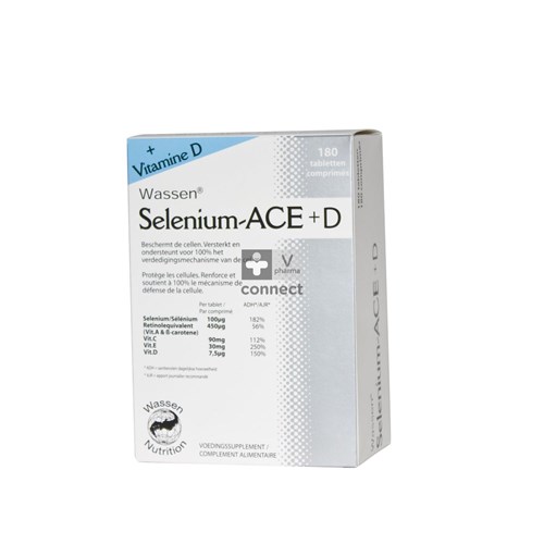 Selenium Ace + D 180 Comprimés