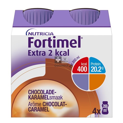 Fortimel Extra 2Kcal Chocolat 4 X 200 ml