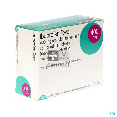 Ibuprofen Teva 400 Mg 100 Comprimés
