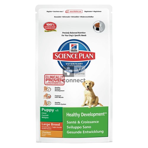 Hills Science Plan Canine Puppy Healthy Development Large Breed 2,5 Kg Poulet