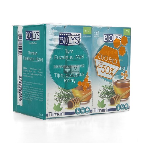 Biolys Infusion Thym/Eucalyp./Miel Duo Pack Promo 2X24 Sachets
