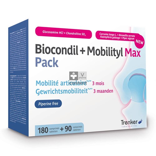 Biocondil 180 Comprimés + Mobilityl Max 90 Comprimés