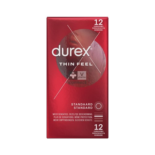 Durex Thin Feel Preservatifs 12 Pièces