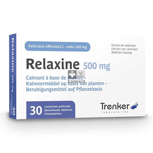 Relaxine 500 mg 30 filmomhulde tabletten
