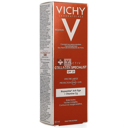 Vichy Liftactiv Collagen Specialist Soin Visage Spf25 50Ml