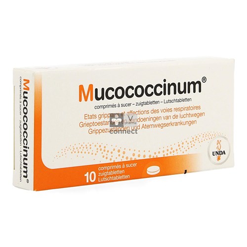 Mucococcinum 10 Comprimés Unda