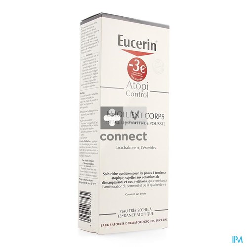 Eucerin Atopicontrol Emollient Corps Calmant 400 ml Prix Promo -3€