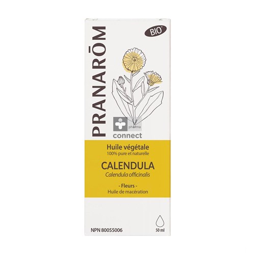 Pranarom Calendula Huile Végétale Bio 50 ml