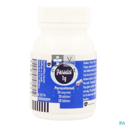 Panadol 1 g 20 tabletten
