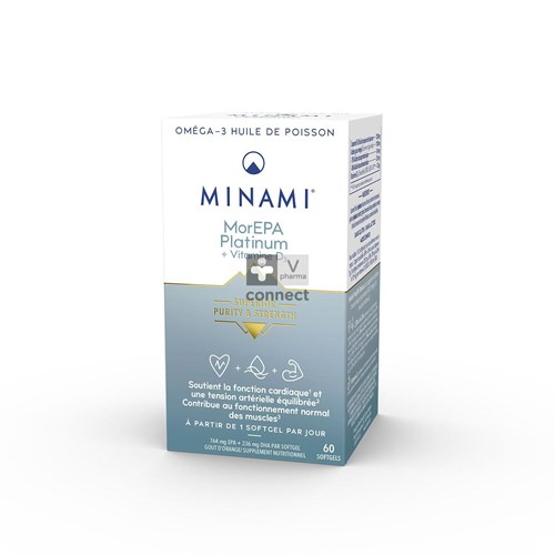 Minami Morepa Platinum +vit D3 1000 IU Caps 60